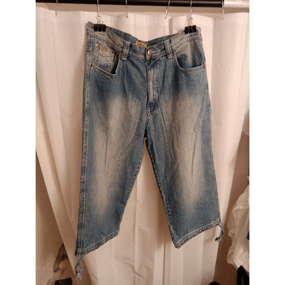Zeep Men's Jeans Size 38/22 Navy Stone Wash